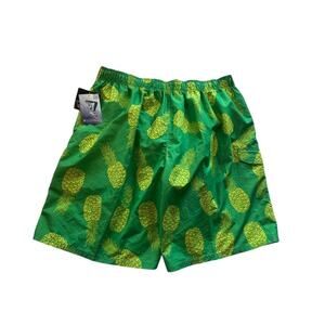 NEW Kanu Surf Pineapple green Surf Board shorts swim trunks Men's size 3x UPF 50